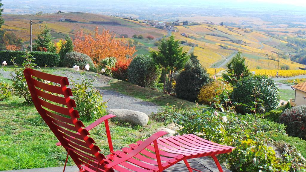 Le Balcon Du Fetre Bed and Breakfast Chiroubles Esterno foto